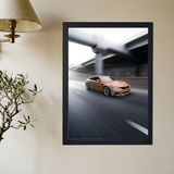 BMW M4 'Super Low' Poster - Mockup 2