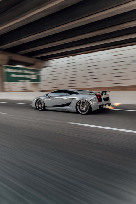 Lamborghini Gallardo 'Flames' Poster