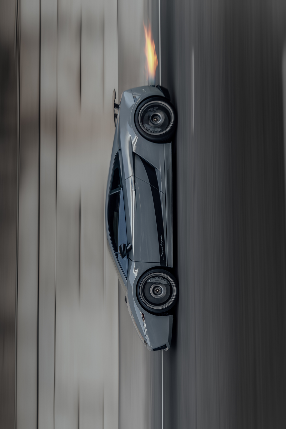 Lamborghini Gallardo 'Afterfire' Poster - Mockup 1