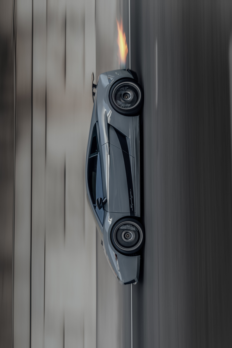 Lamborghini Gallardo 'Afterfire' Poster - Mockup 1