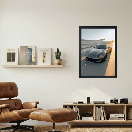 Mazda Miata 'Sun Beaming' Poster - Mockup 1