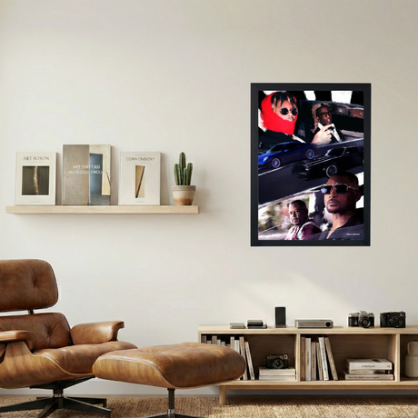 Juice WRLD x Young Thug x Will Smith 'Bad Boys' Painting Poster - Mockup 1