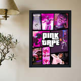 Lil Uzi Vert x GTA 'Pink Tapes' Poster - Mockup 2