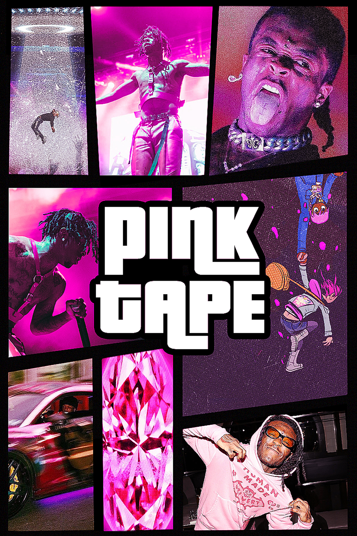 Lil Uzi Vert x GTA 'Pink Tapes' Poster
