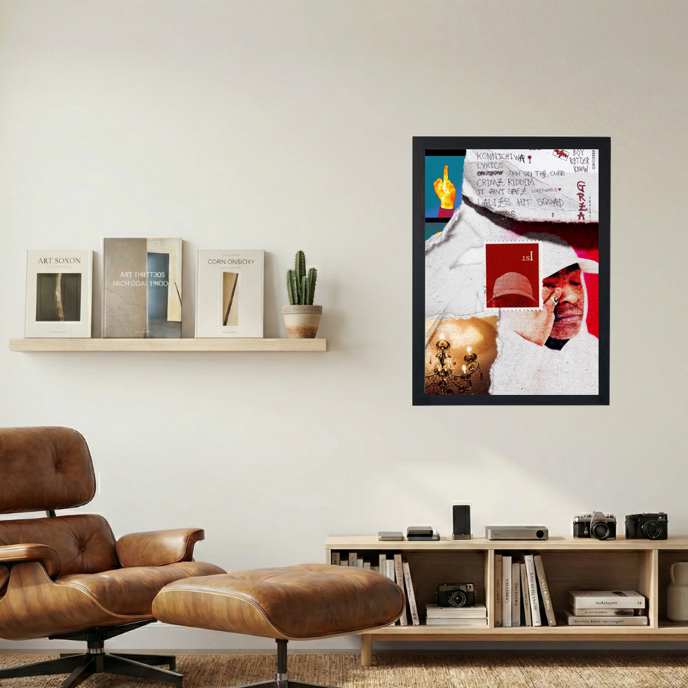Skepta 'Konnichiwa Is Bliss' Collage Poster - Mockup 1
