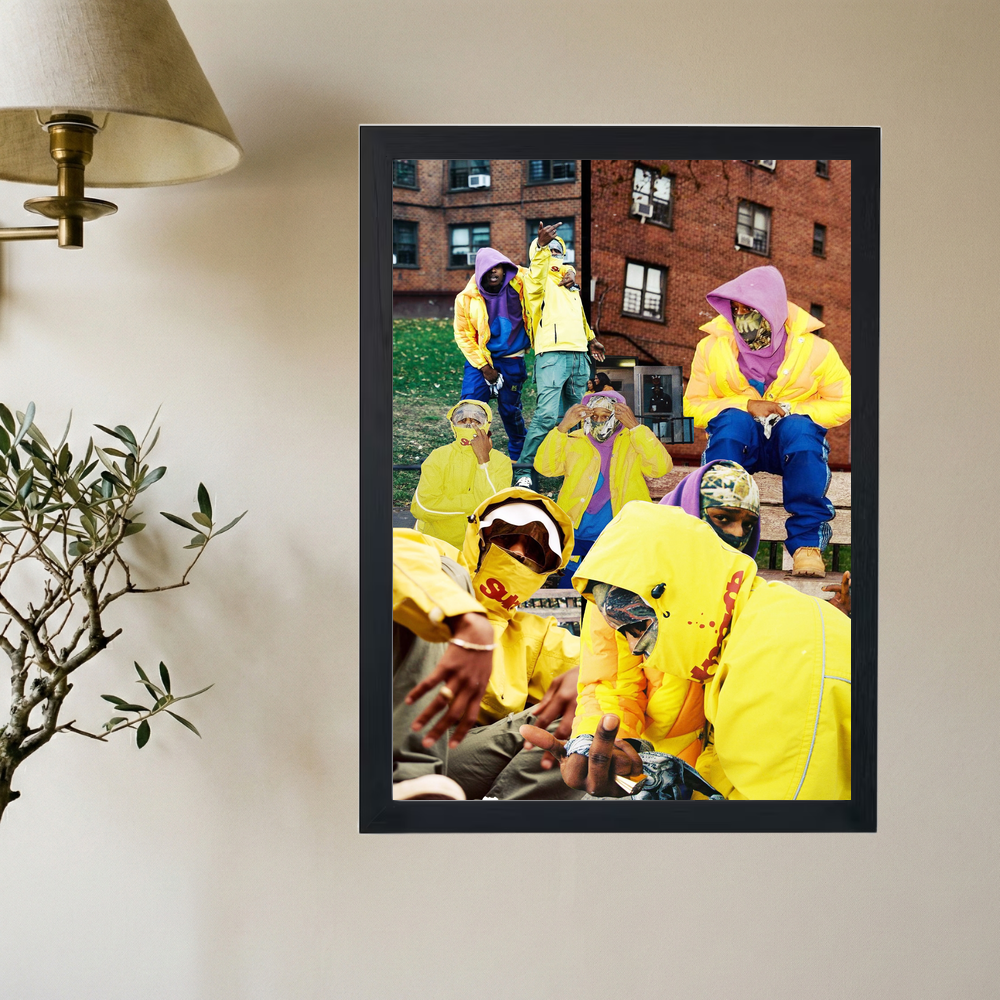 $NOT x A$AP Rocky 'Doja' Collage Poster - Mockup 2