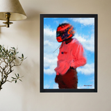 Frank Ocean 'The Helmet' Painting Poster - Mockup 2