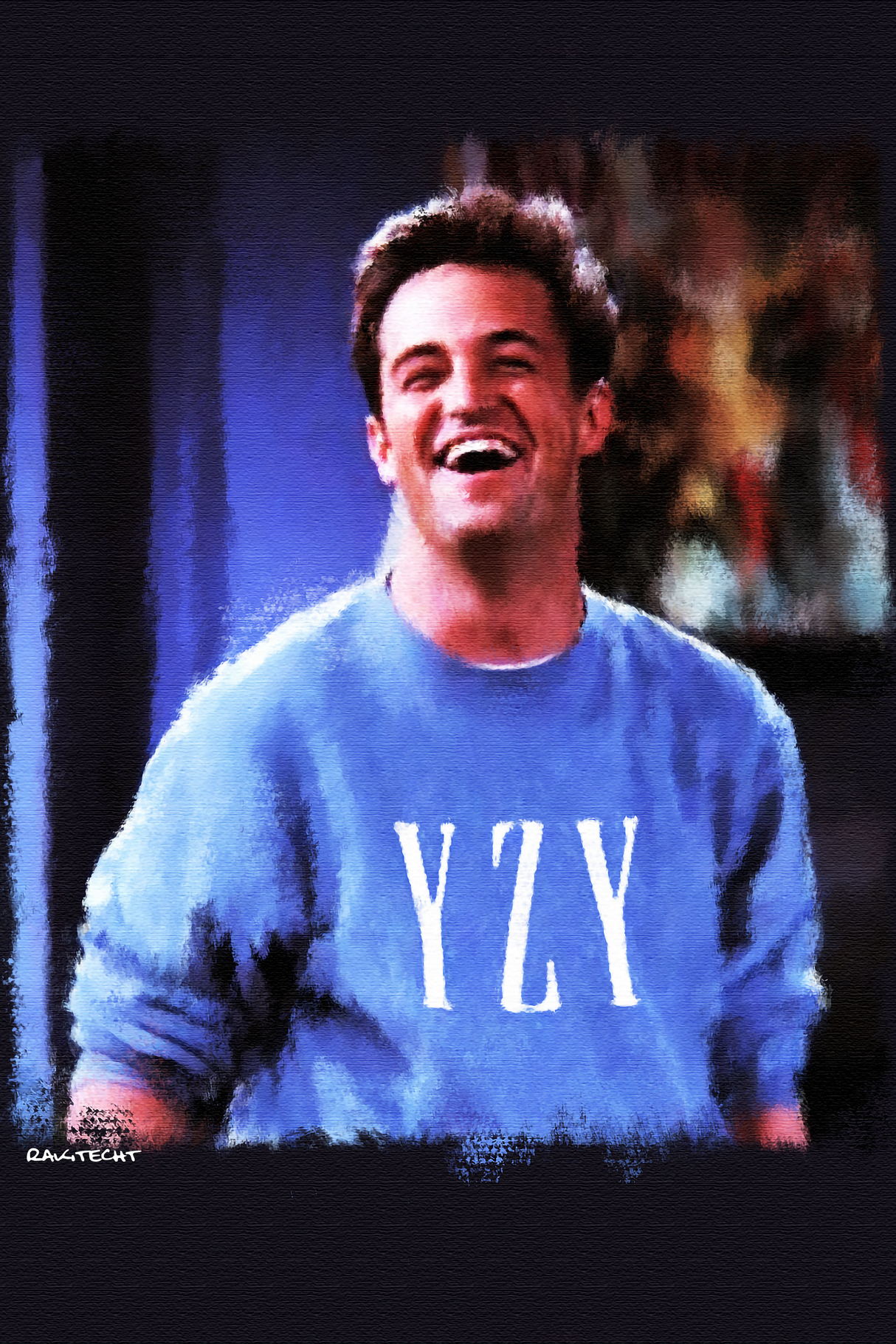 Chandler x Yeezy x Gap 'Friends' Painting Poster