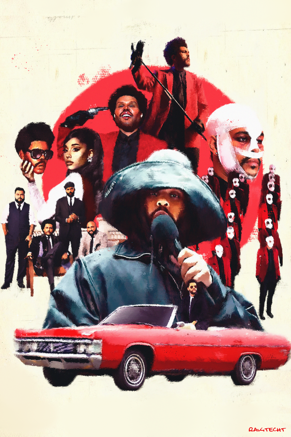 The Weeknd 'After Hours Era' Painting Poster