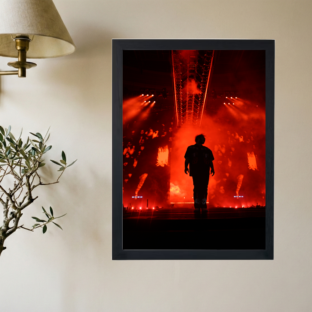 Post Malone 'Seeing Red' Poster - Mockup 2