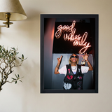 Tyla Yaweh 'Good Vibes Only' Poster - Mockup 2