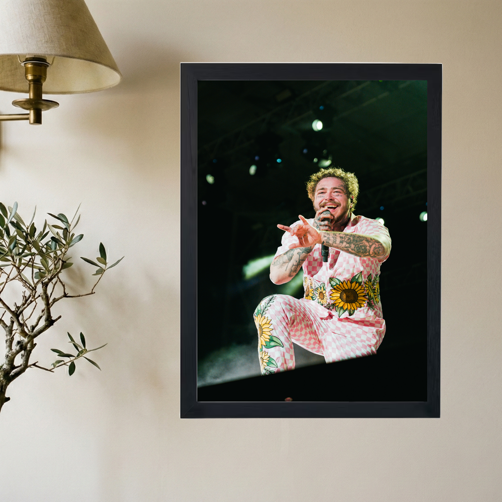 Post Malone 'Sunflower Suit' Poster - Mockup 2