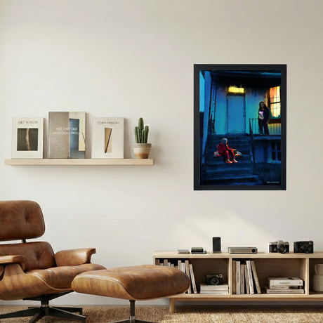 Kanye West x Donda 'Chicago Nights' Painting Poster - Mockup 1