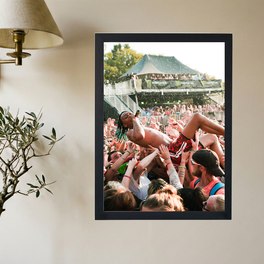 Tyla Yaweh 'Crowd Surf' Poster - Mockup 2