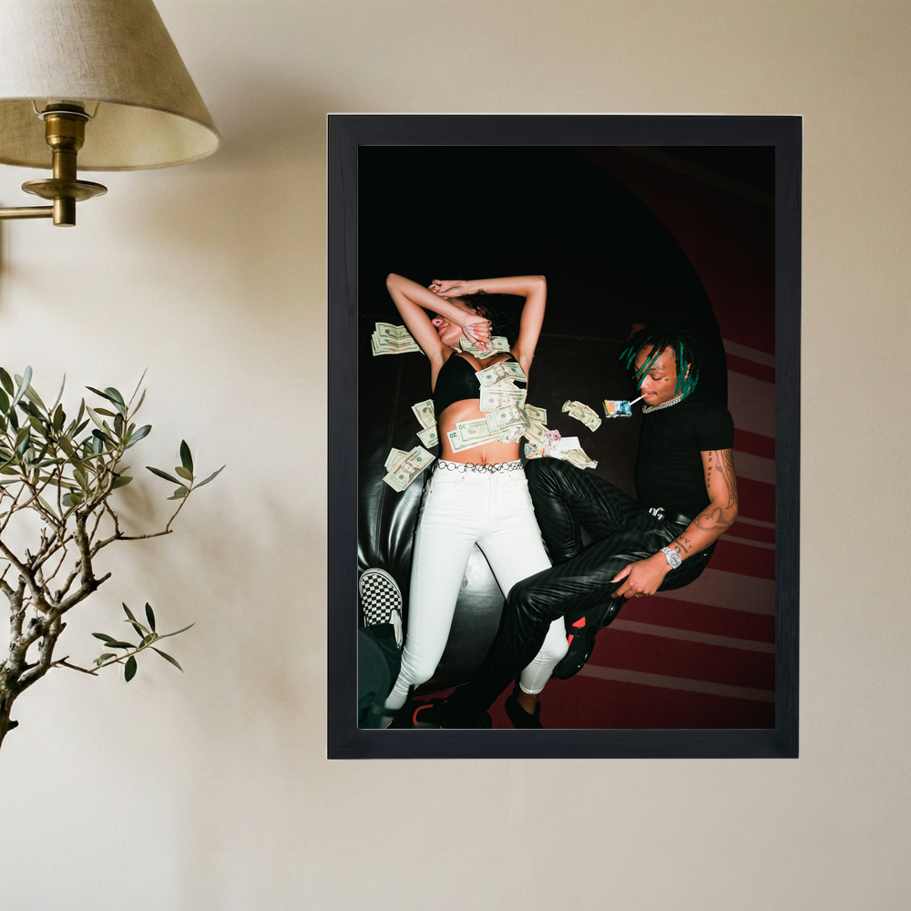 Tyla Yaweh 'B*tches+Money' Poster - Mockup 2