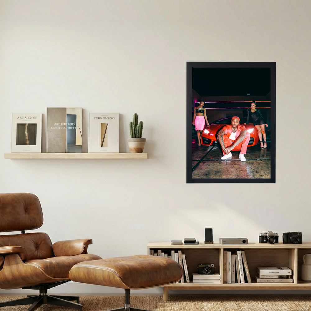 YG 'Lambos and H*es' Poster - Mockup 1