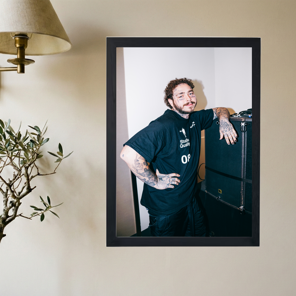 Post Malone 'Unbothered' Poster - Mockup 2