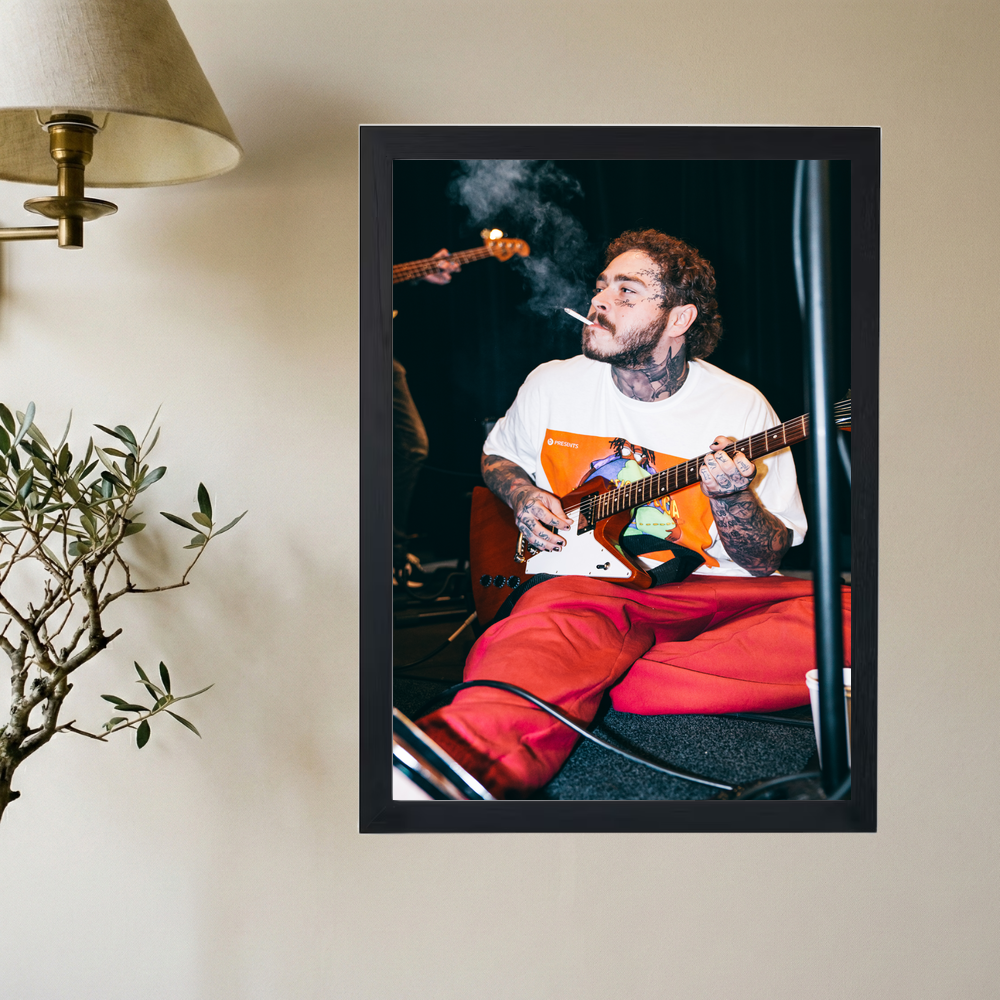 Post Malone 'Cigs and Strings' Poster - Mockup 2
