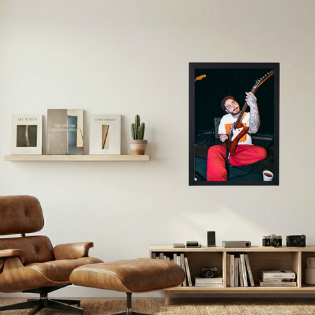 Post Malone 'Rockstar Guitar' Poster - Mockup 1