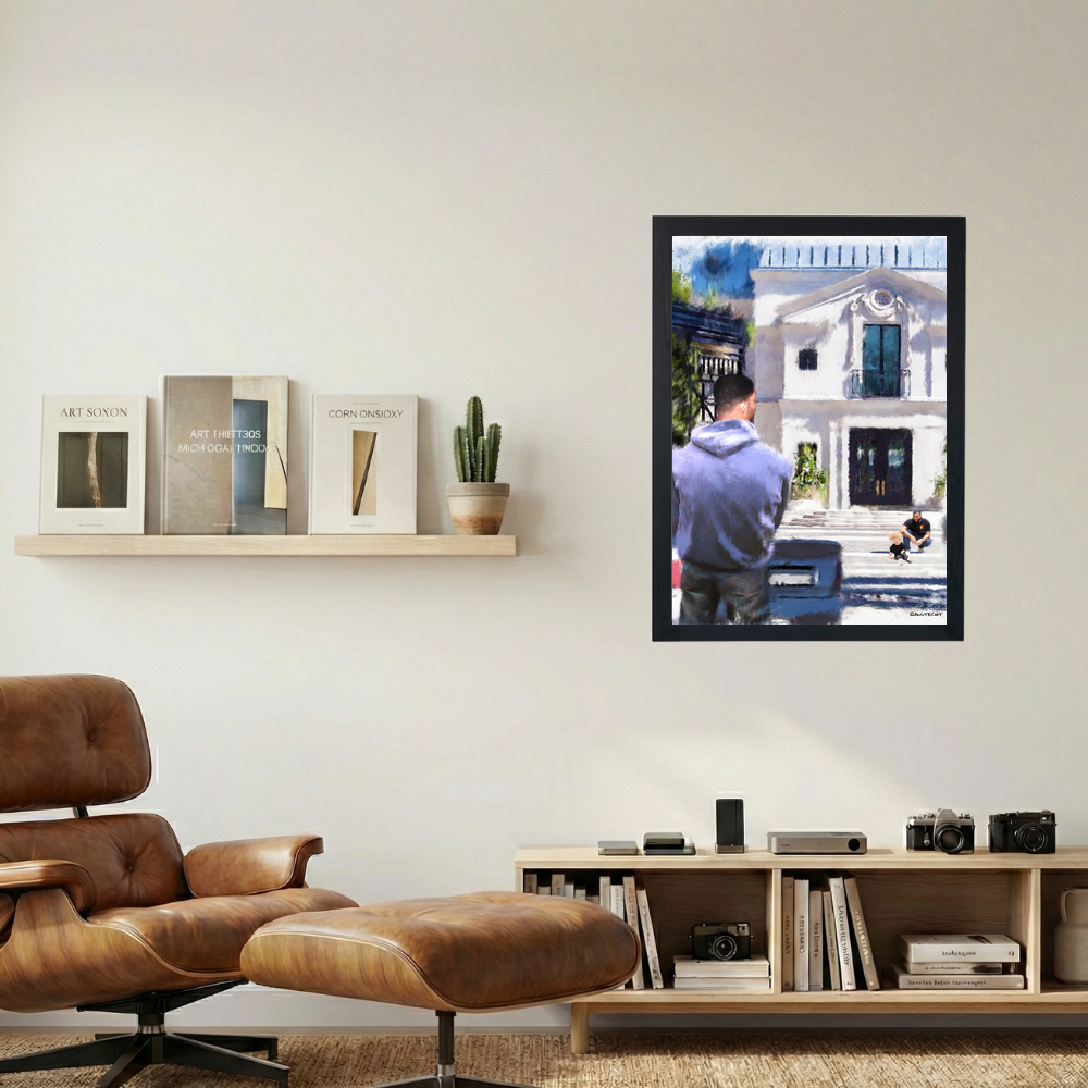 Drake x Adonis Painting Poster - Mockup 1