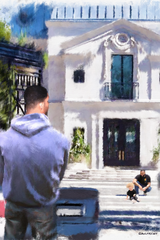 Drake x Adonis Painting Poster