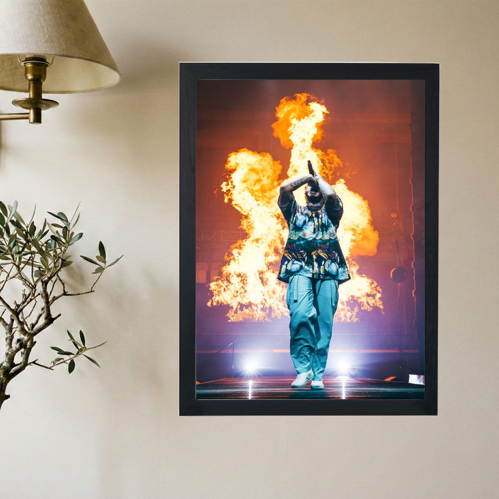 Post Malone 'Explosion' Poster - Mockup 2