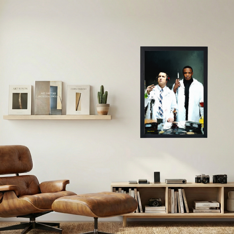 Eminem x Dr. Dre 'Lab' Painting Poster - Mockup 1