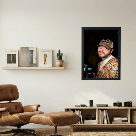 Post Malone 'Over It' Poster - Mockup 1