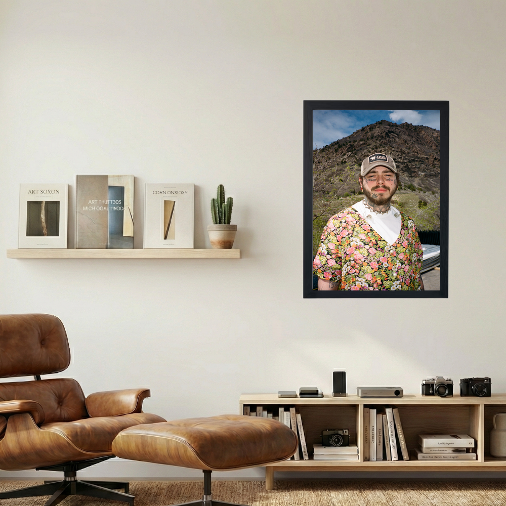 Post Malone 'Natural Habitat' Poster - Mockup 1