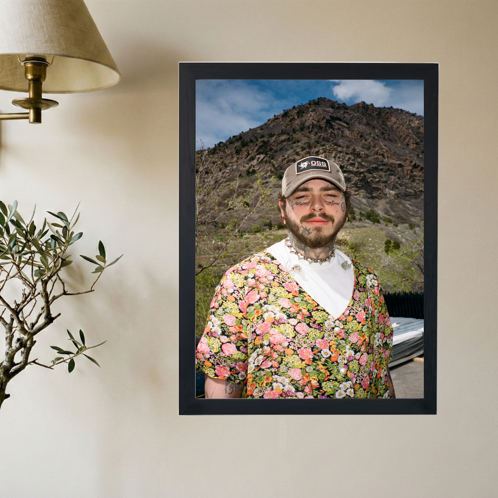 Post Malone 'Natural Habitat' Poster - Mockup 2