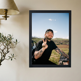 Post Malone 'Peace' Poster - Mockup 2