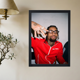 PnB Rock 'Palm Angels' Poster - Mockup 2