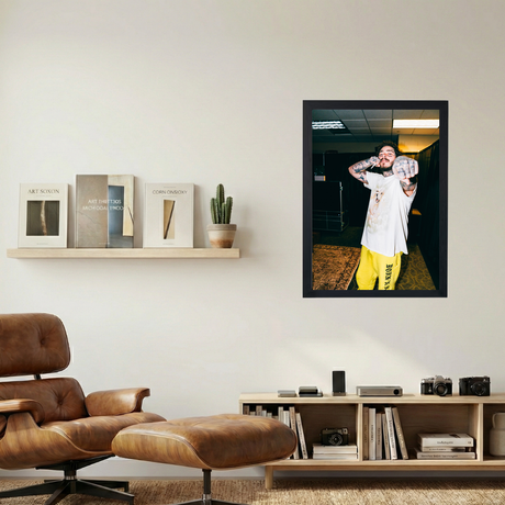 Post Malone 'Throwing Punches' Poster - Mockup 1