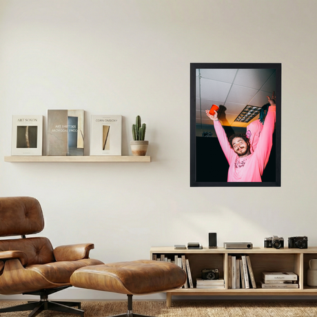 Post Malone 'Hands Up' Poster - Mockup 1