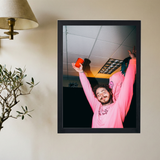 Post Malone 'Hands Up' Poster - Mockup 2