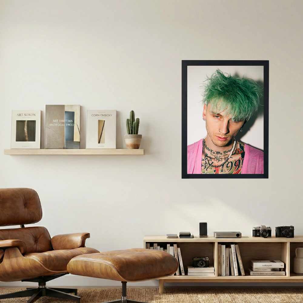 Machine Gun Kelly 'Green' Poster - Mockup 1