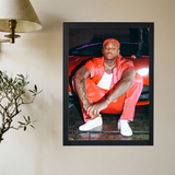 YG 'Blood Lambo' Poster - Mockup 2