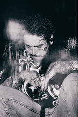 Post Malone 'Blur' B&W Poster