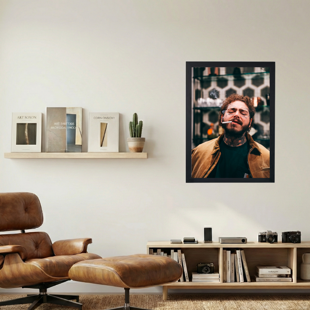 Post Malone 'Pain Relief' Poster - Mockup 1