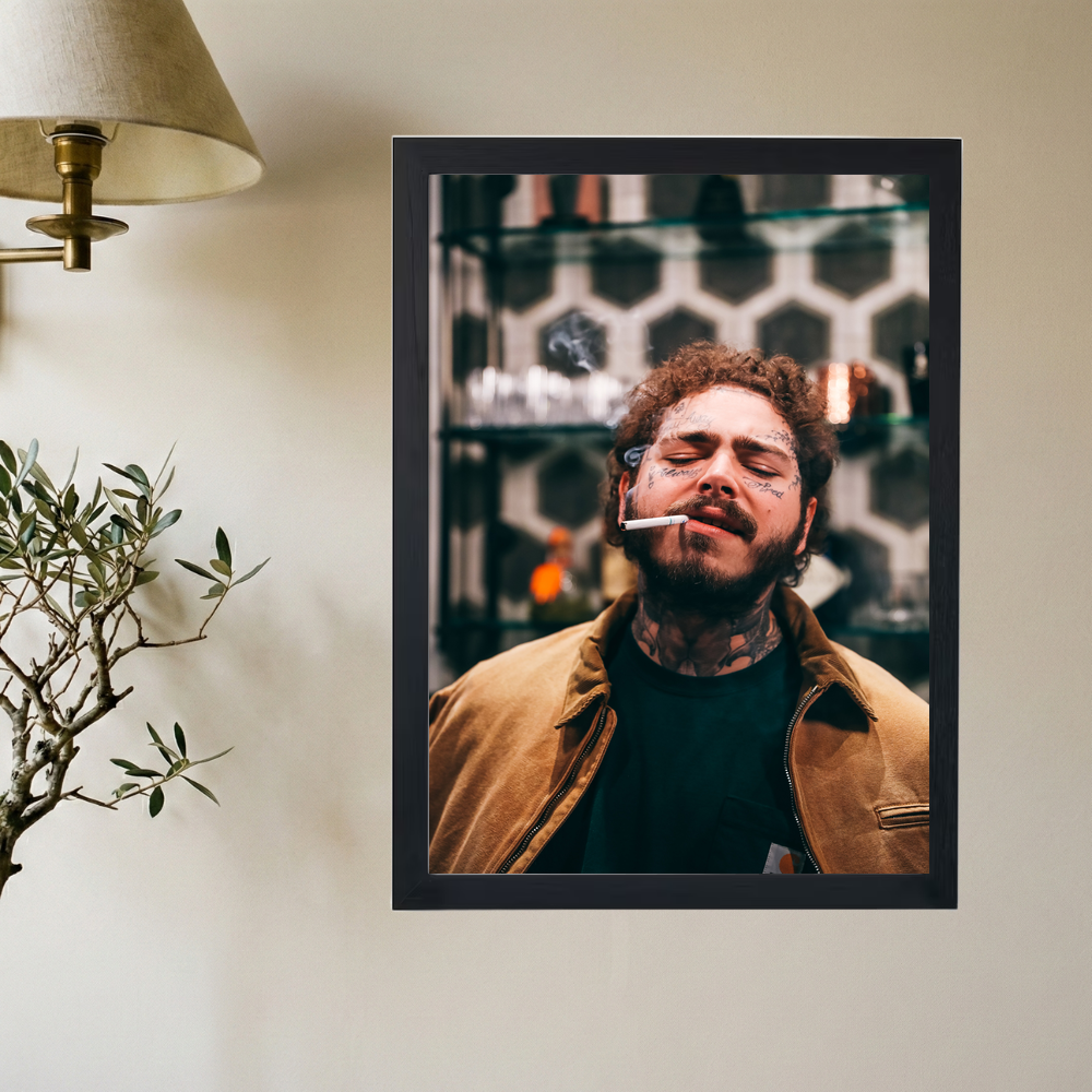Post Malone 'Pain Relief' Poster - Mockup 2