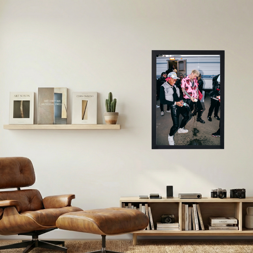Machine Gun Kelly x Tyla Yaweh 'Public Disturbance' Poster - Mockup 1