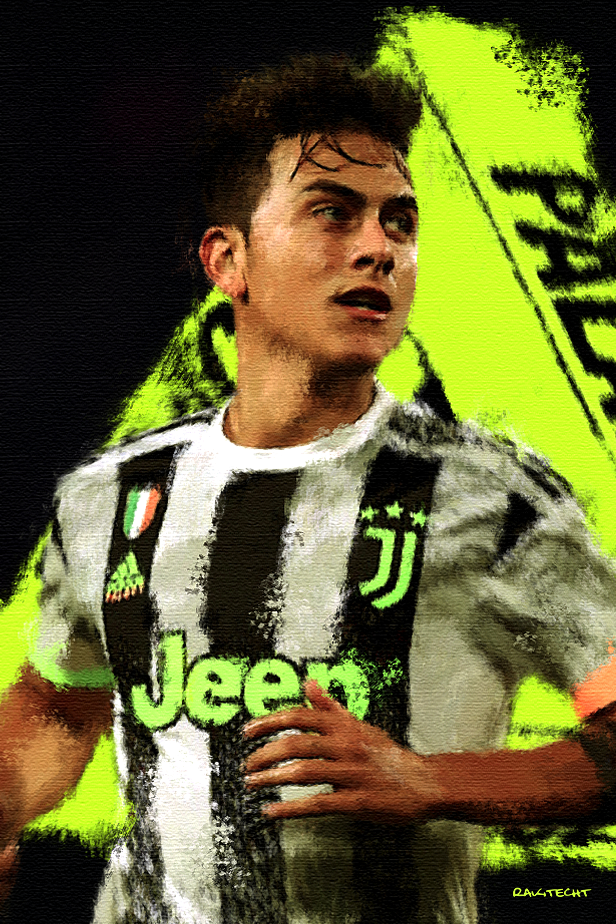 Paulo Dybala x Palace Painting Poster