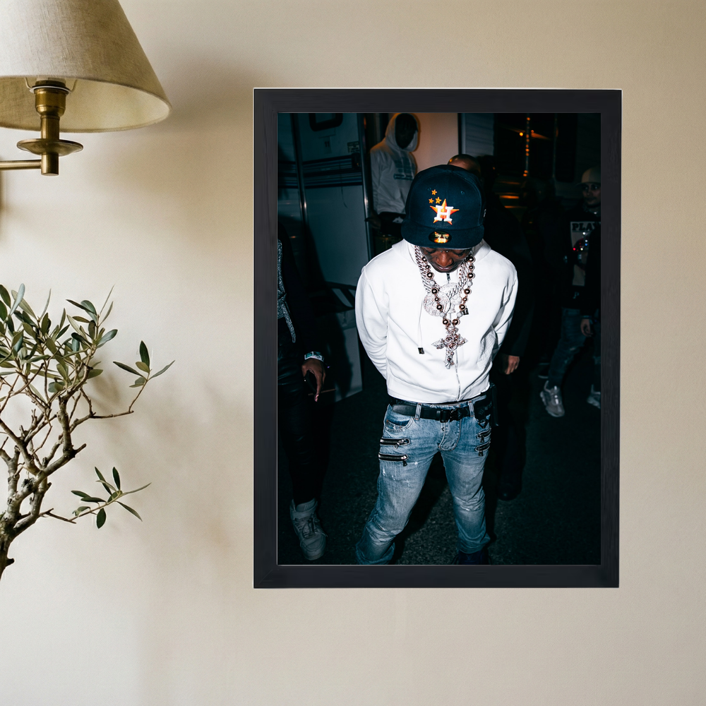 Lil Uzi Vert 'H-Town' Poster - Mockup 2