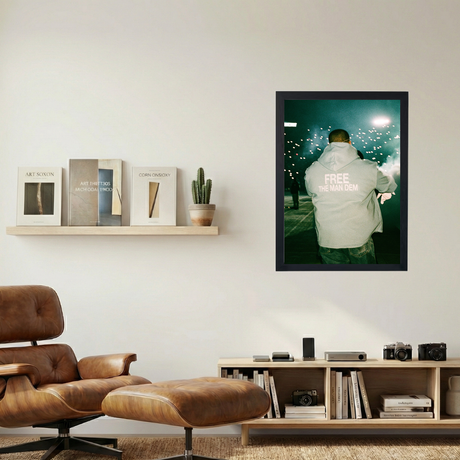 Drake 'Free Man Dem' Poster - Mockup 1