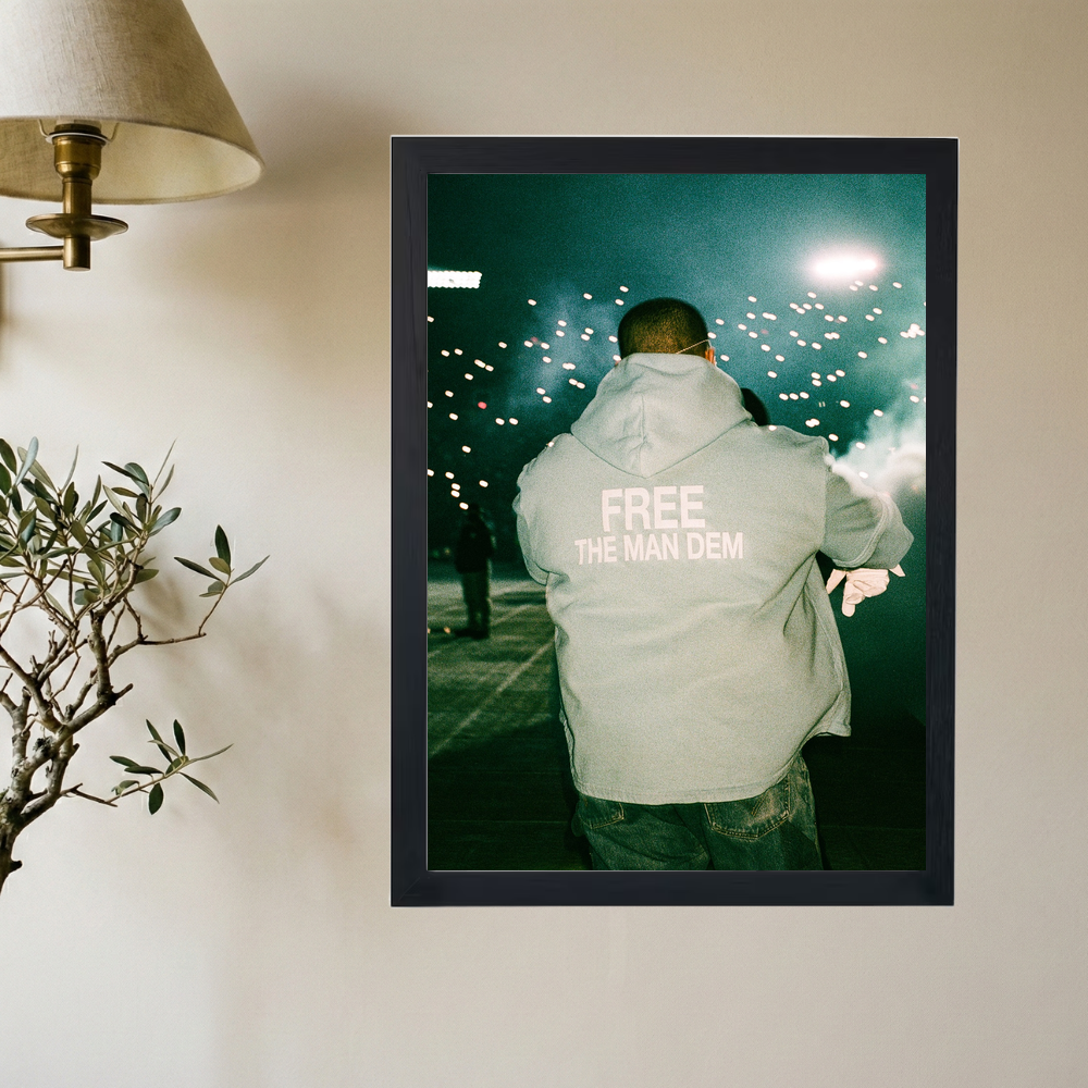 Drake 'Free Man Dem' Poster - Mockup 2