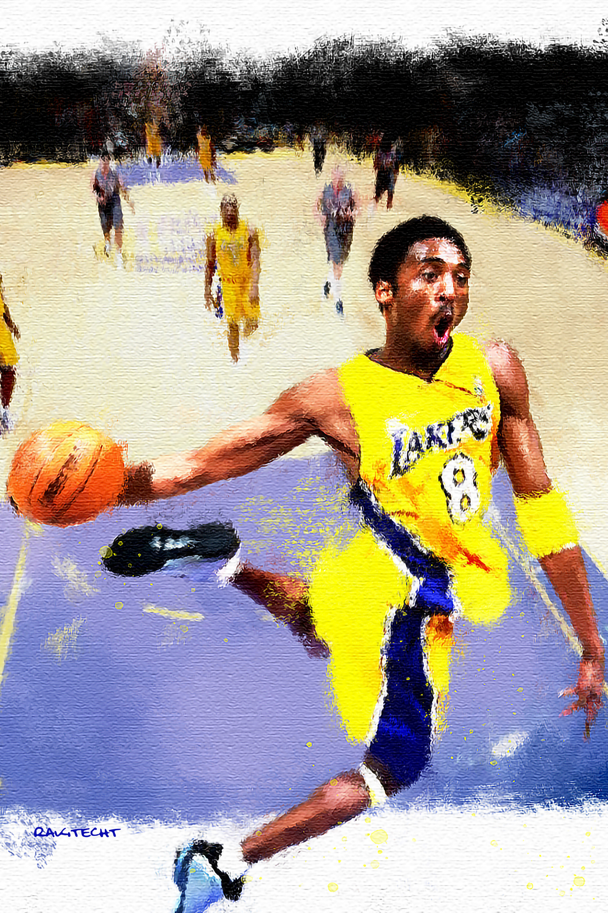 Kobe 'THE Dunk' Painting Poster
