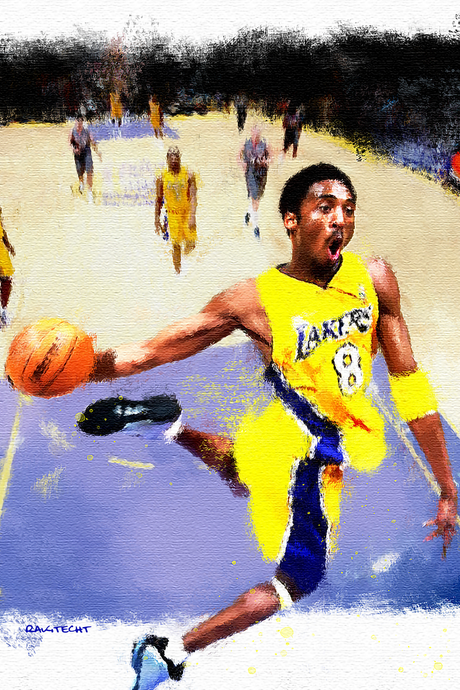 Kobe 'THE Dunk' Painting Poster