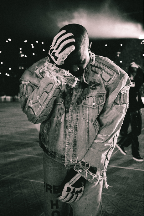 Kanye West 'Feels' B&W Poster
