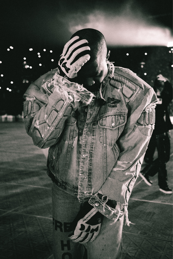 Kanye West 'Feels' B&W Poster