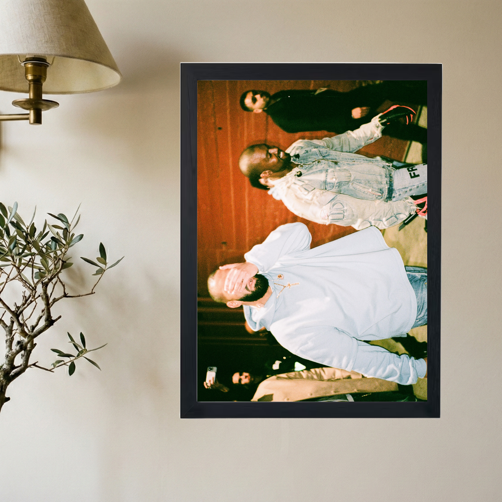 Drake x Kanye West 'Reunited' Poster - Mockup 2